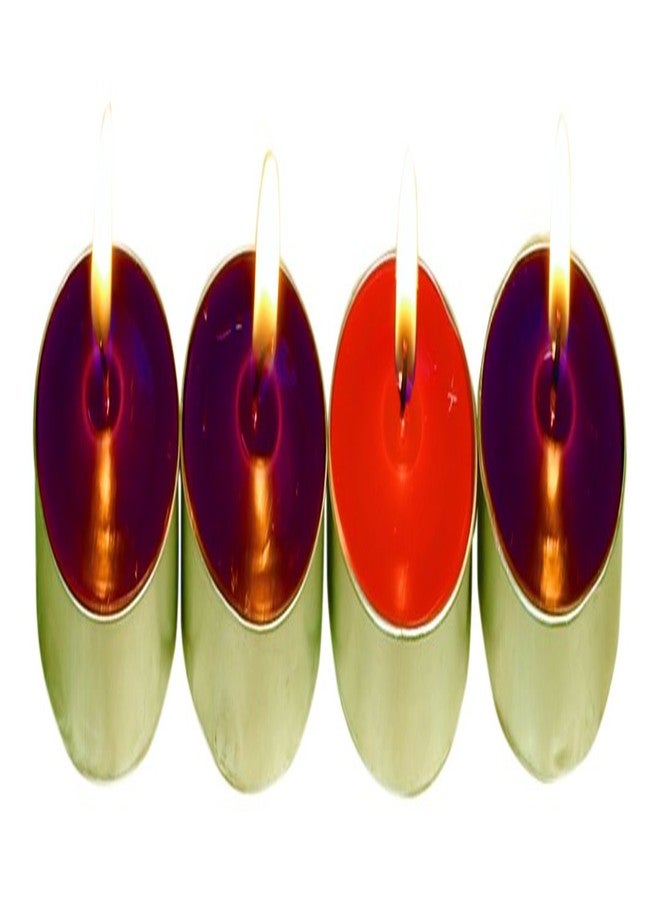 Abbey + CA Gift مجموعة شموع عيد الميلاد من آبي جيفت، 4 قطع - Image 1